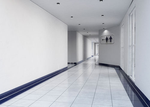 Fourniture et pose de carrelage dans un hôpital