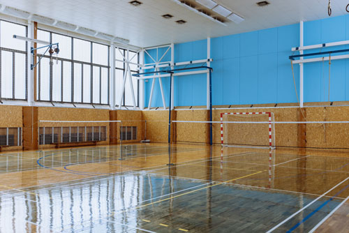 chauffage-dans-un-gymnase Travaux de chauffage dans un gymnase municipal