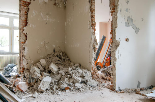 Démolition de maisons individuelles pour réaménagement urbain