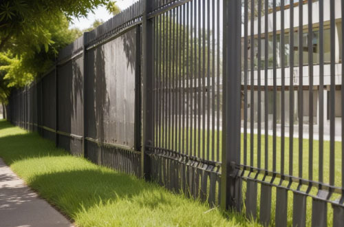 devant-batiment Travaux d'aménagement des espaces de loisirs extérieurs d'un EHPAD