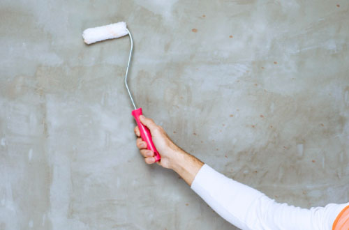 Peinture intérieur d'un hôpital public