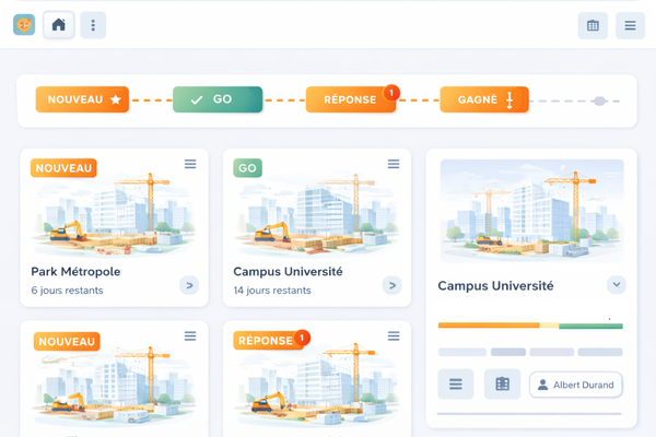 Plateforme Appel d’offres BTP Spigao